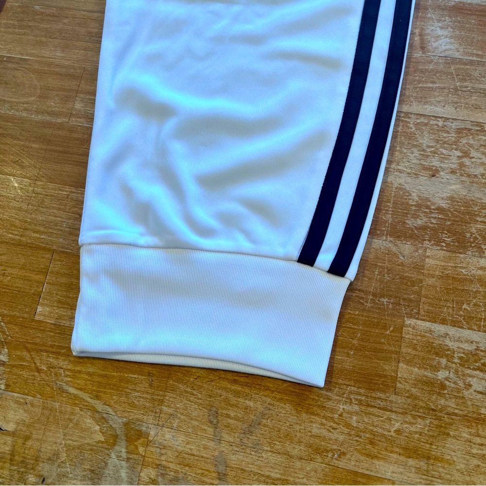 ADIDAS Essentials White 3-Stripes Track Suit - Picture 9 of 12